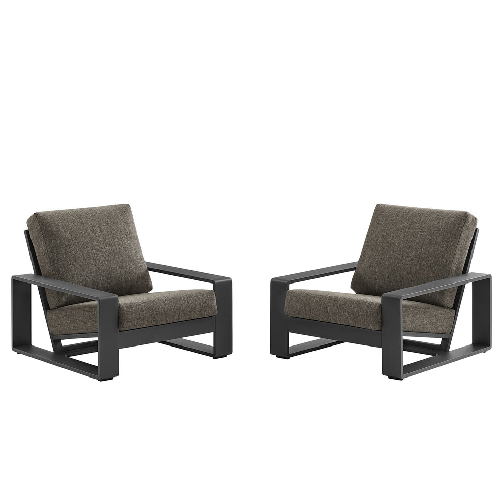 Lirienne Outdoor Patio Aluminum Faux Wood Armchairs Set of 2 by Modway | Outdoor Patio Daybed | Modishstore - 7