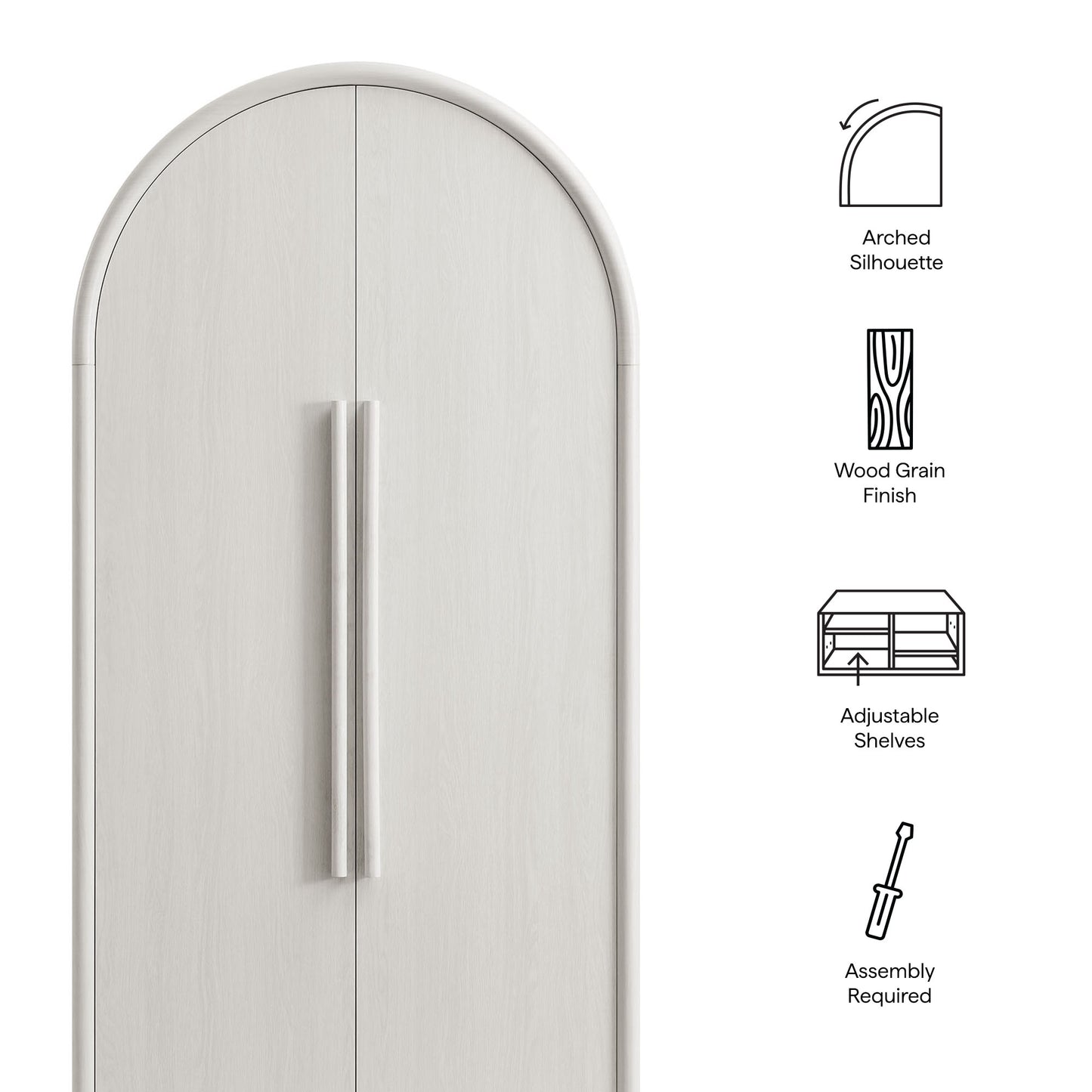 Bellamy Tall Arched Storage Cabinet by Modway | Cabinests | Modishstore - 8