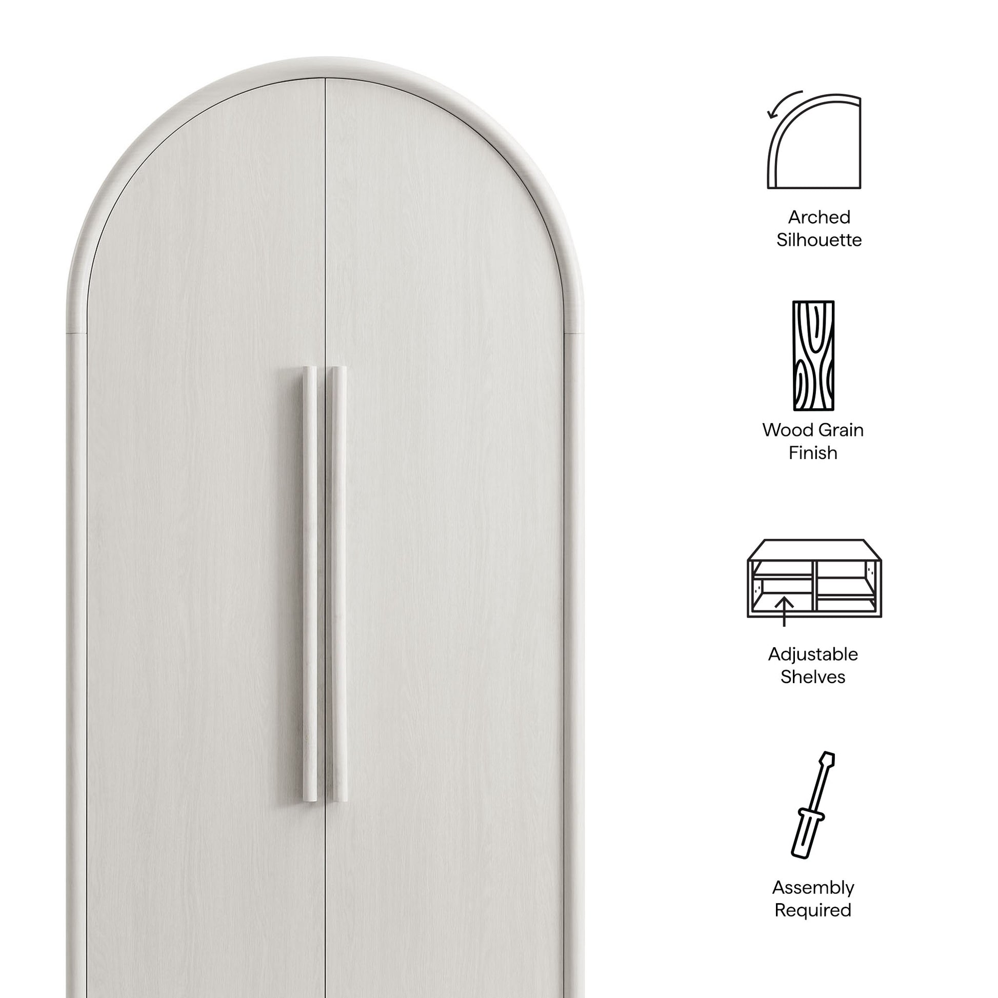 Bellamy Tall Arched Storage Cabinet by Modway | Cabinests | Modishstore - 8