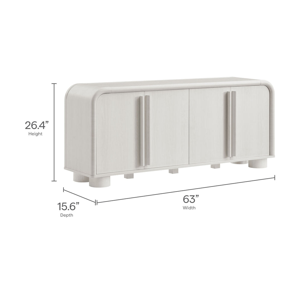 Bellamy Curved 4-Door Sideboard Cabinet by Modway | Sideboards | Modishstore - 9