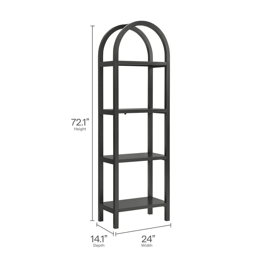 Vexley 72 Inch Tall Narrow Arched Bookshelf by Modway | Bookcases | Modishstore - 9