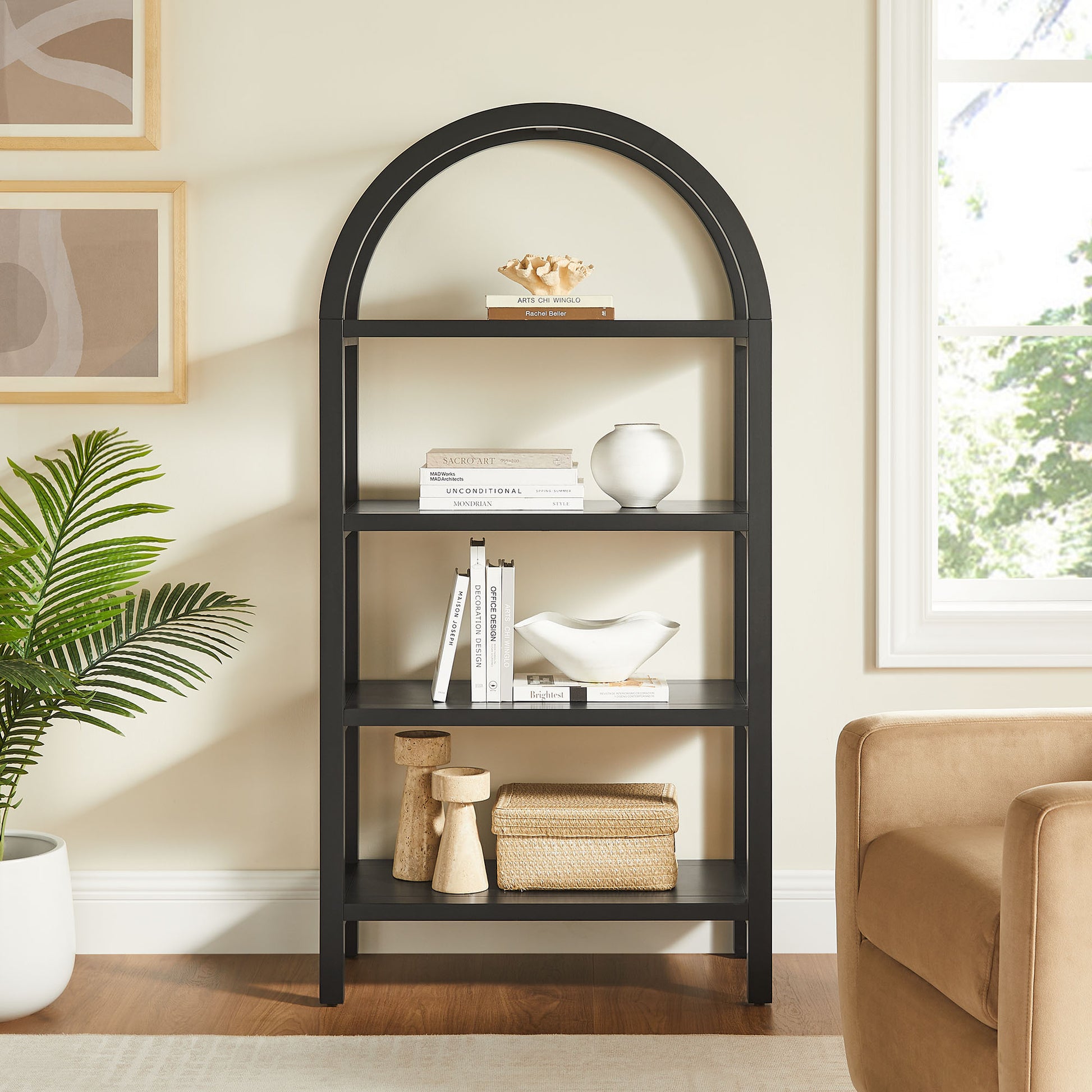 Vexley 60 Inch Arched Bookshelf by Modway | Bookcases | Modishstore - 1