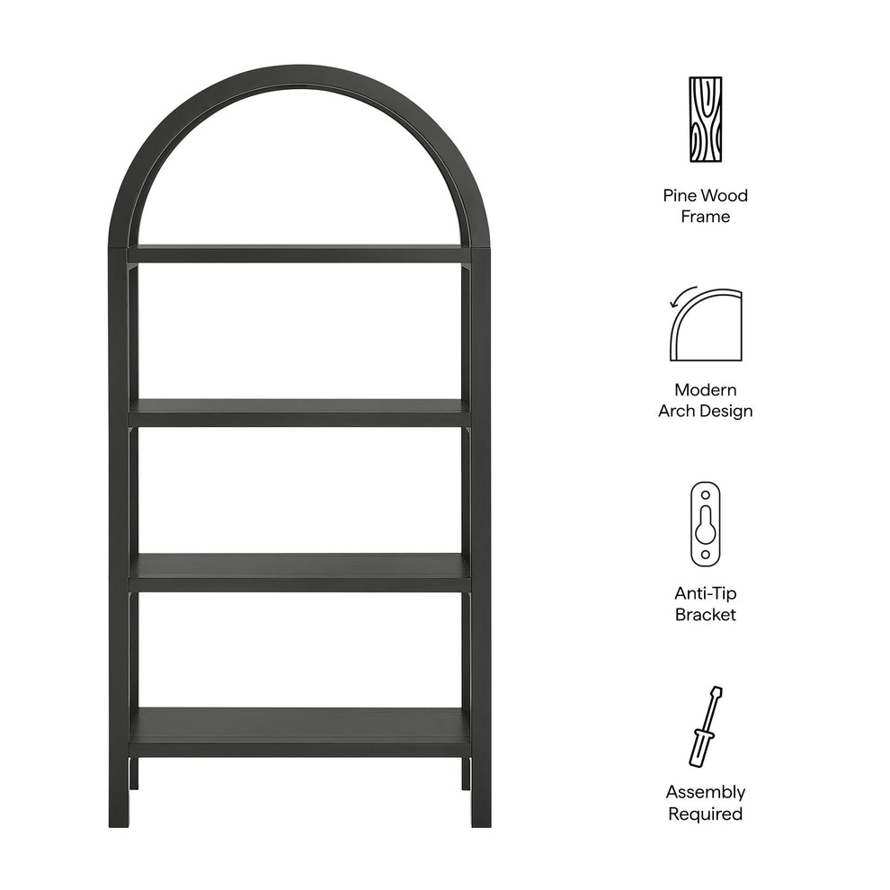Vexley 60 Inch Arched Bookshelf by Modway | Bookcases | Modishstore - 8