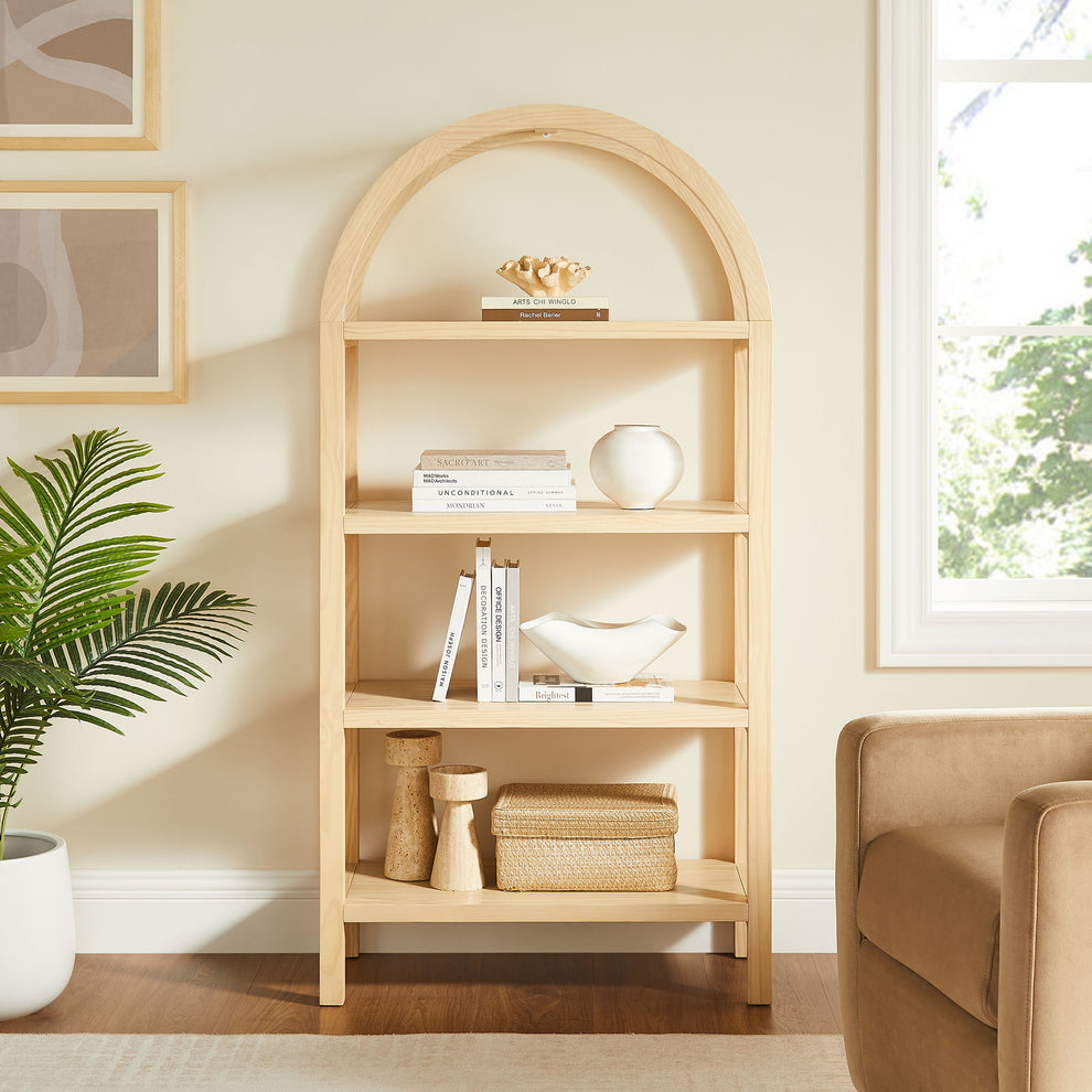 Vexley 60 Inch Arched Bookshelf by Modway | Bookcases | Modishstore - 16
