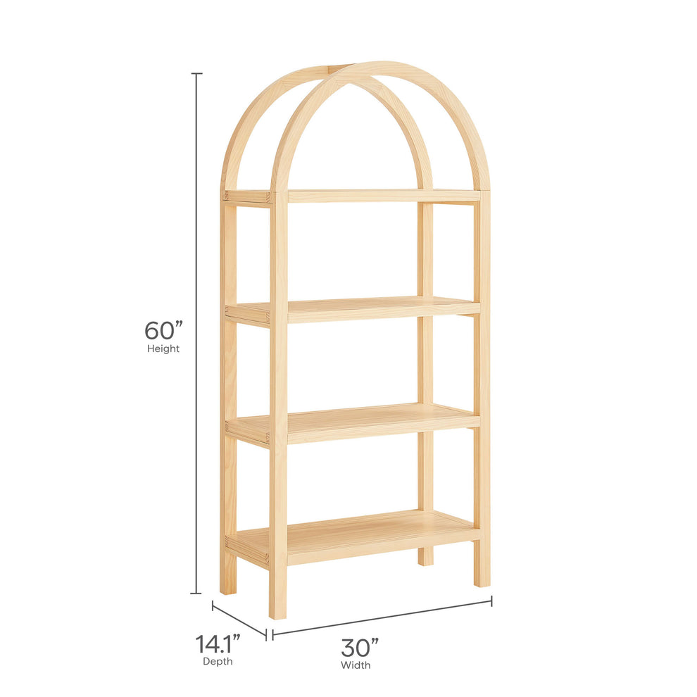 Vexley 60 Inch Arched Bookshelf by Modway | Bookcases | Modishstore - 18