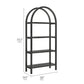Vexley 72 Inch Large Arched Bookshelf by Modway | Bookcases | Modishstore - 9