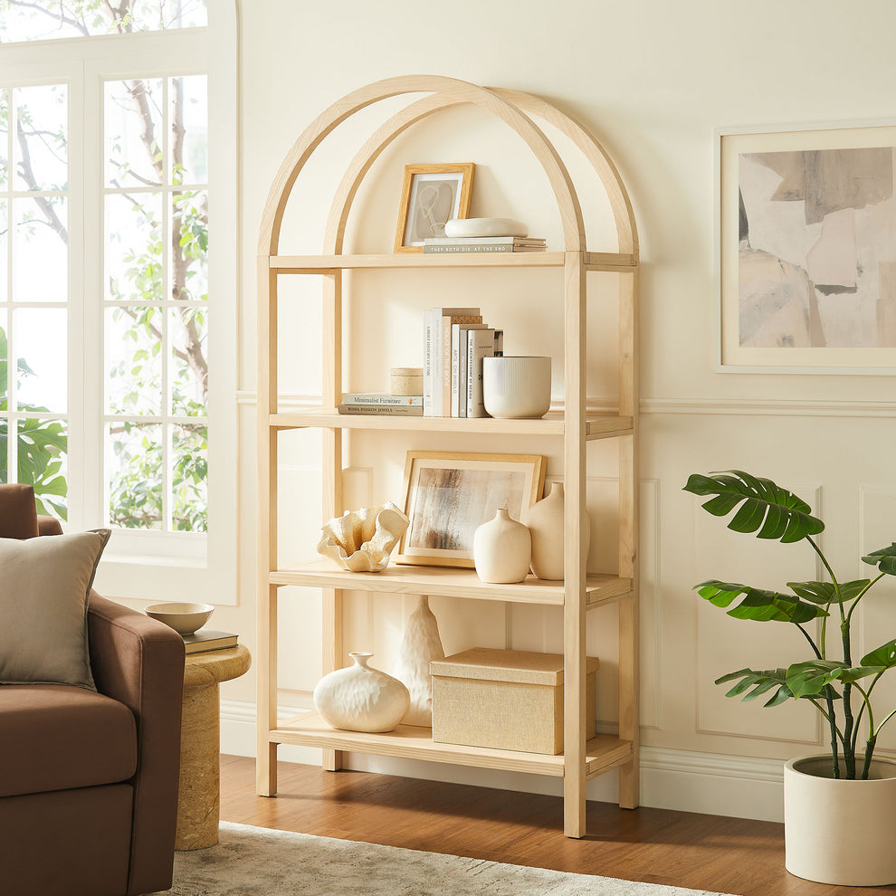 Vexley 72 Inch Large Arched Bookshelf by Modway | Bookcases | Modishstore - 16