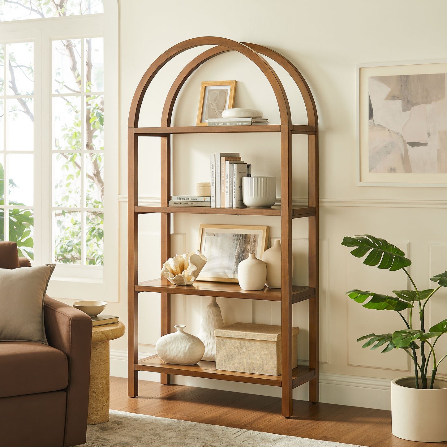 Vexley 72 Inch Large Arched Bookshelf by Modway | Bookcases | Modishstore - 25