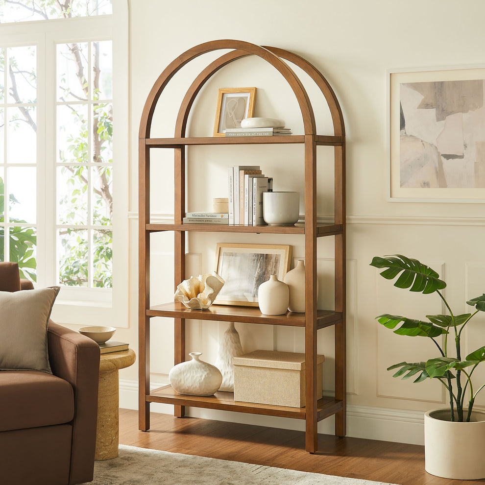 Vexley 72 Inch Large Arched Bookshelf by Modway | Bookcases | Modishstore - 25