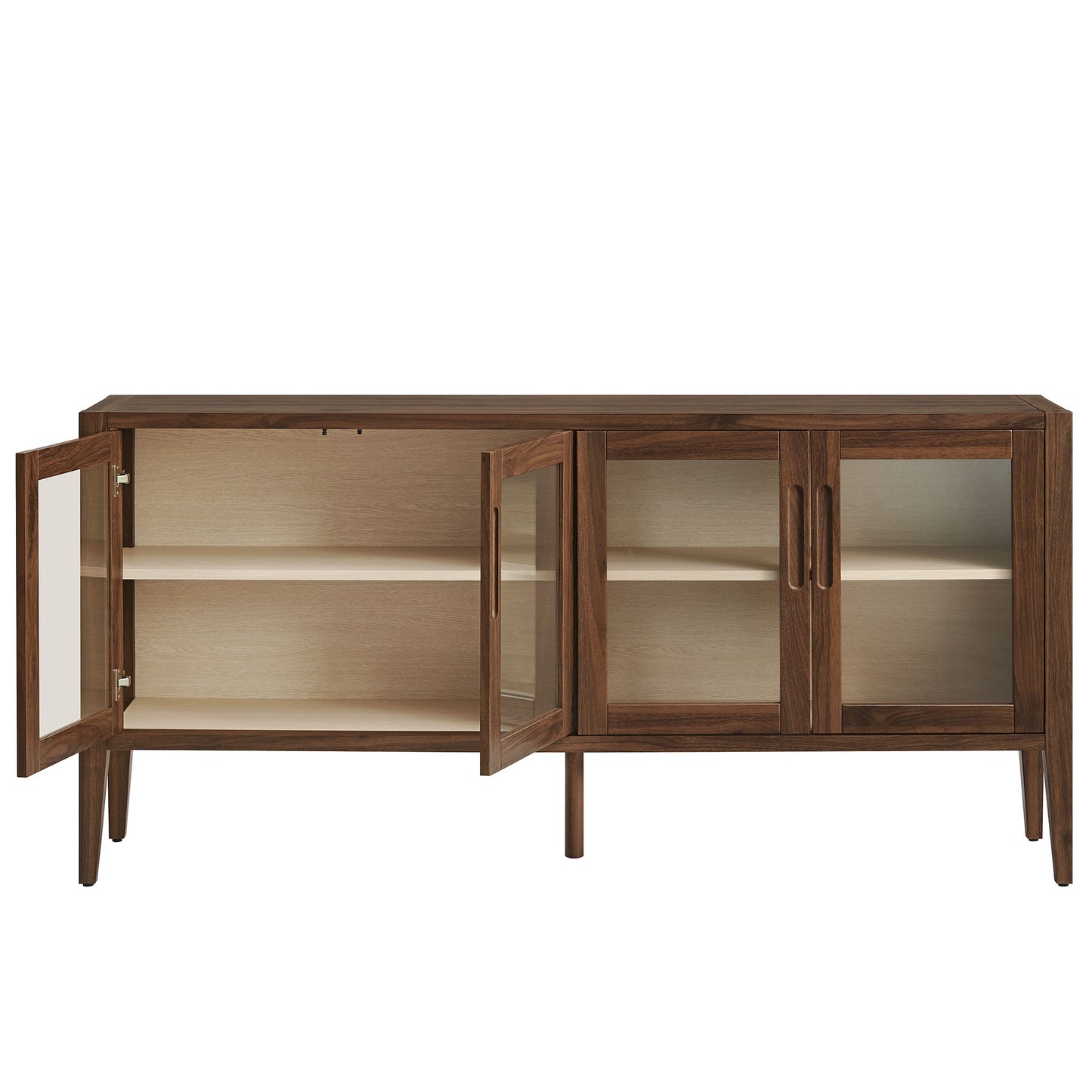 Nell 72" Glass Door Sideboard Storage Display Cabinet by Modway | Cabinets | Modishstore - 5