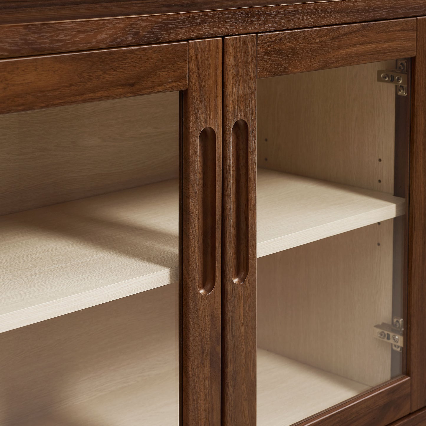 Nell 72" Glass Door Sideboard Storage Display Cabinet by Modway | Cabinets | Modishstore - 6