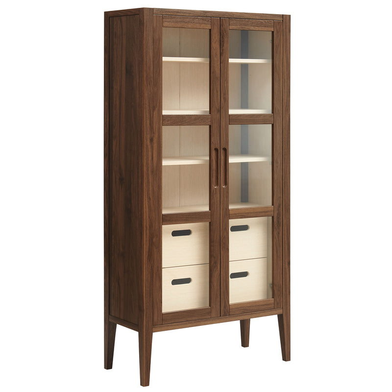 Nell 71" Glass Door Tall Display Storage Cabinet by Modway | Cabinets | Modishstore - 2