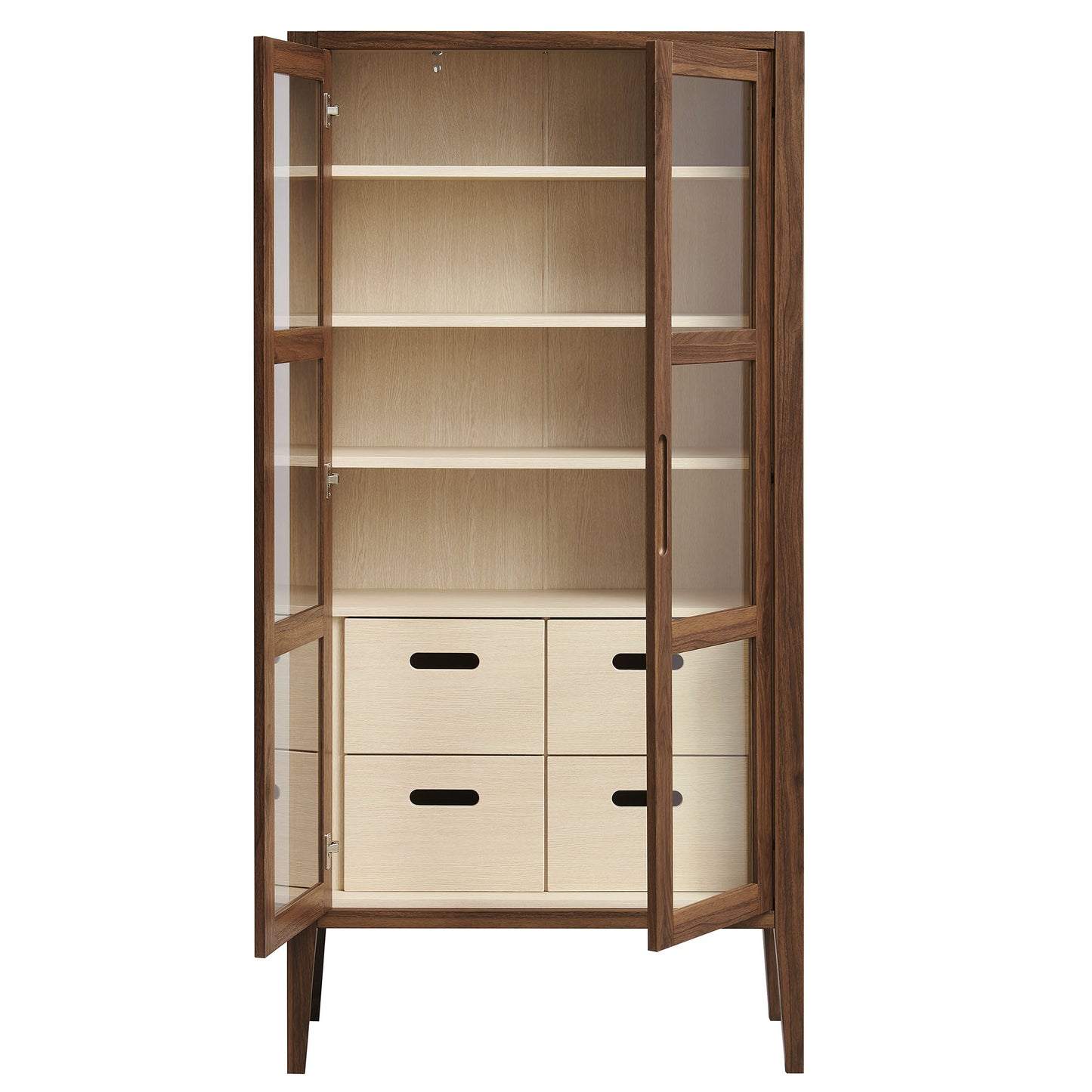 Nell 71" Glass Door Tall Display Storage Cabinet by Modway | Cabinets | Modishstore - 5