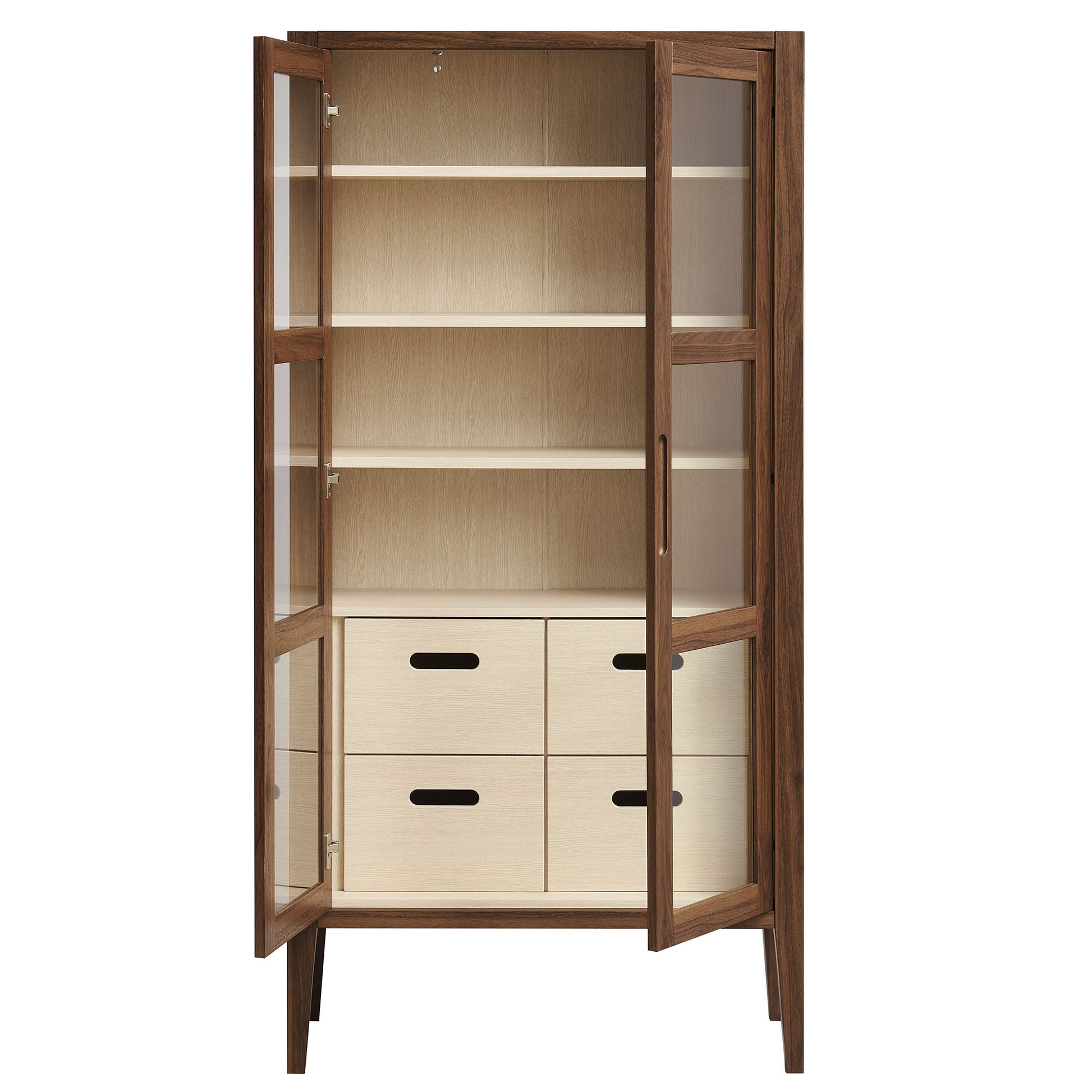 Nell 71" Glass Door Tall Display Storage Cabinet by Modway | Cabinets | Modishstore - 5
