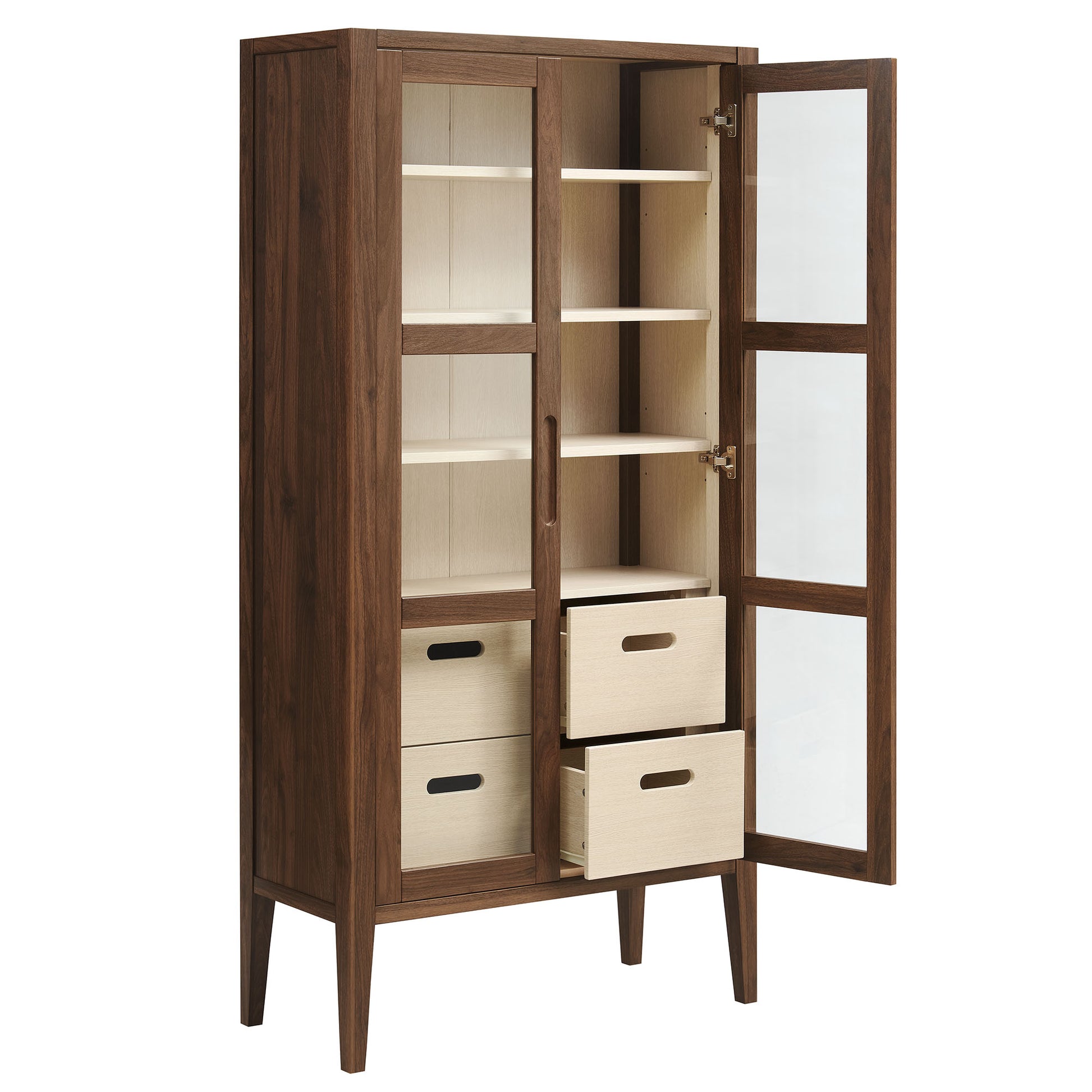 Nell 71" Glass Door Tall Display Storage Cabinet by Modway | Cabinets | Modishstore - 6