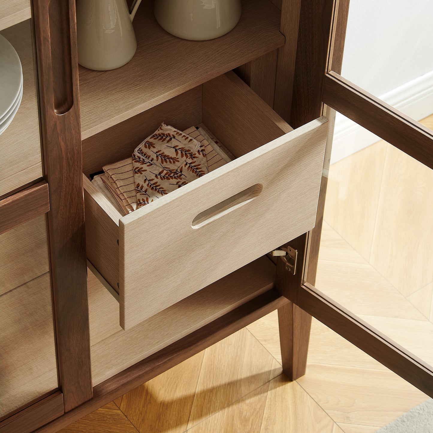 Nell 71" Glass Door Tall Display Storage Cabinet by Modway | Cabinets | Modishstore - 8
