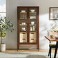 Nell 71" Glass Door Tall Display Storage Cabinet by Modway | Cabinets | Modishstore - 1