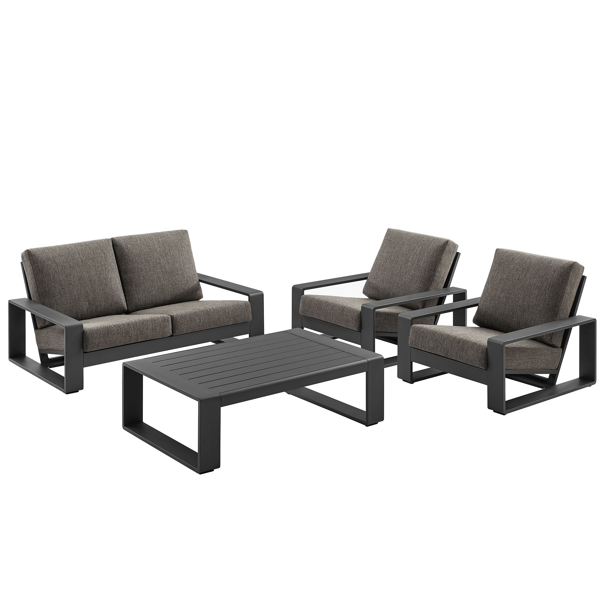 Modway Lirienne Outdoor Patio Furniture Set - Thumbnail 4