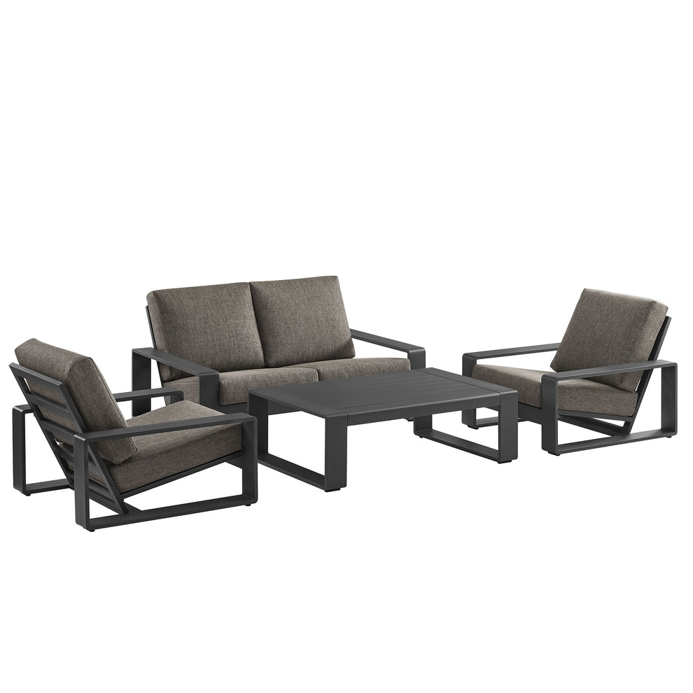 Lirienne 4-Piece Outdoor Patio Aluminum Furniture Set by Modway | Outdoor Patio Daybed | Modishstore - 10