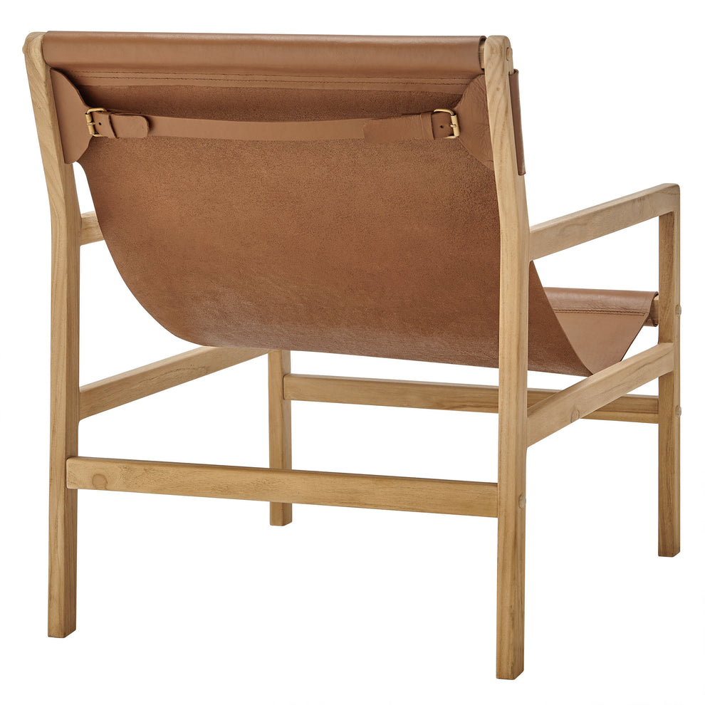 Sonora Leather Sling Chair by Modway | Accent Chairs | Modishstore - 4