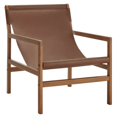 Sonora Leather Sling Chair by Modway | Accent Chairs | Modishstore - 12