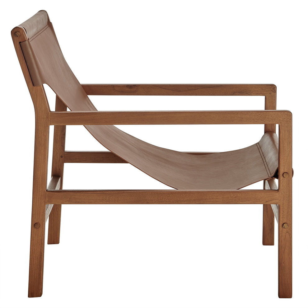 Sonora Leather Sling Chair by Modway | Accent Chairs | Modishstore - 13