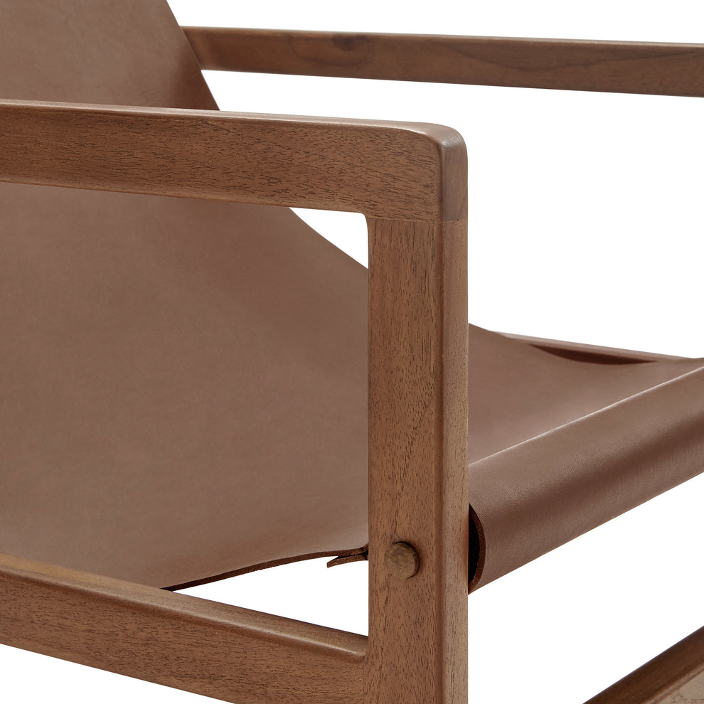 Sonora Leather Sling Chair by Modway | Accent Chairs | Modishstore - 17