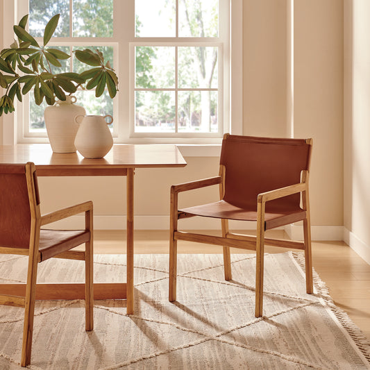 Sonora Leather Dining Chair by Modway | Dining Chairs | Modishstore - 1