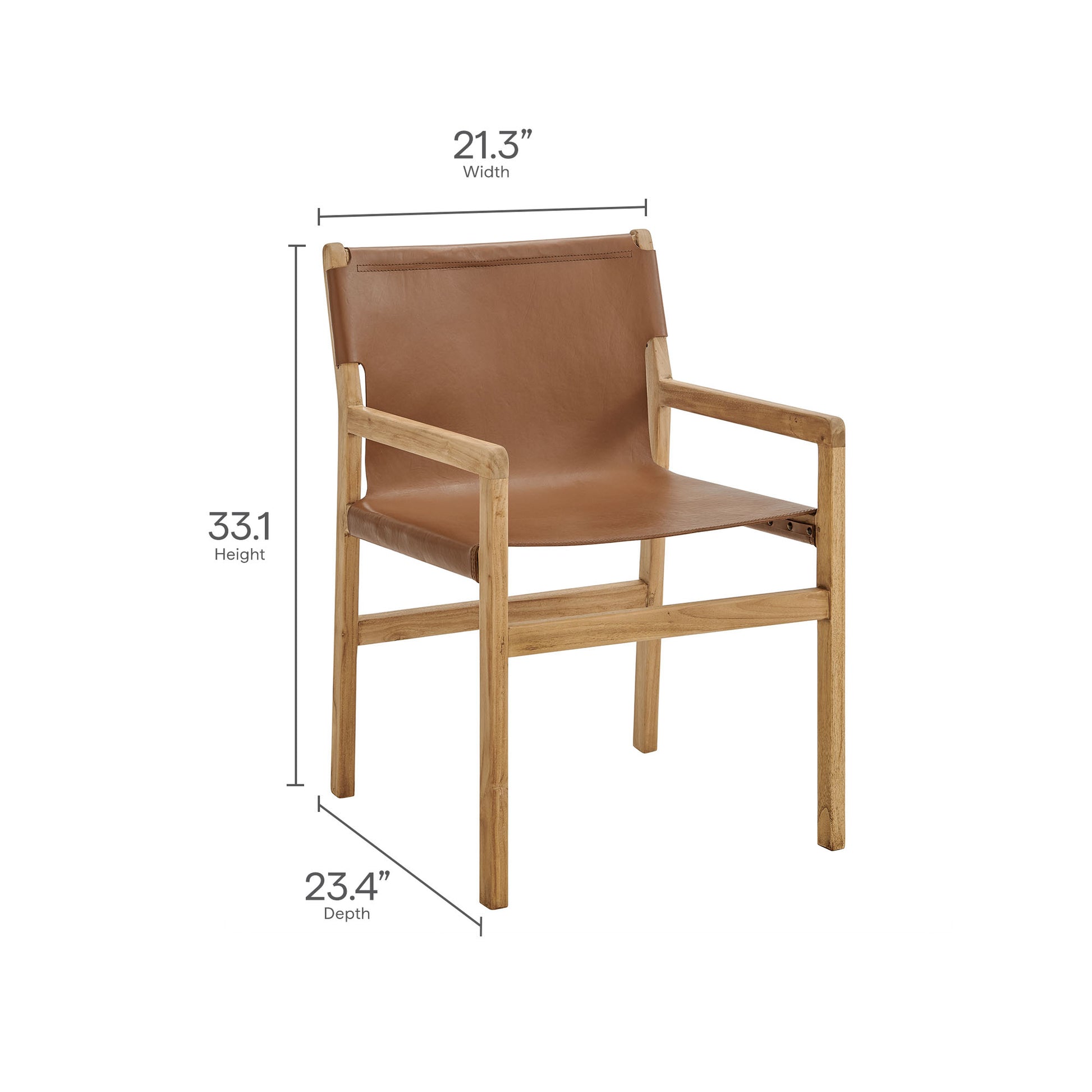 Sonora Leather Dining Chair by Modway | Dining Chairs | Modishstore - 11