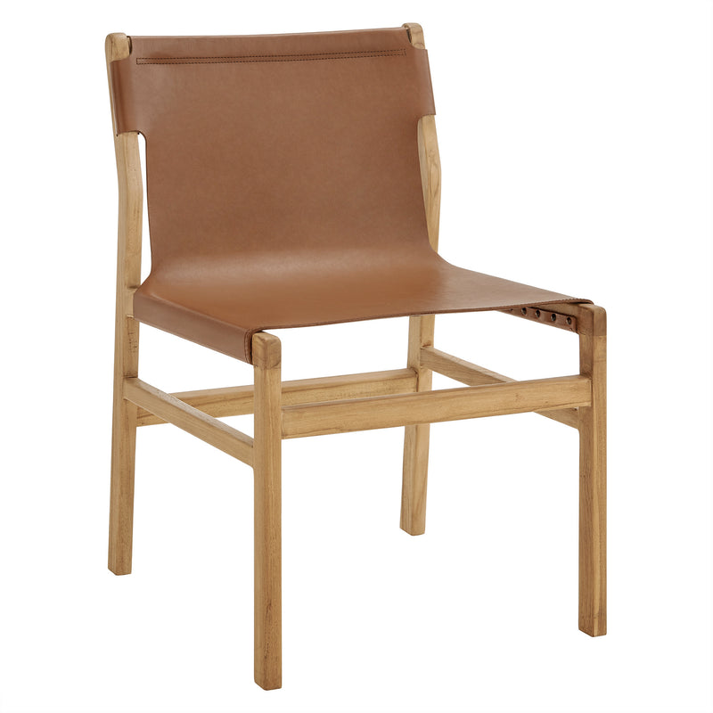 Sonora Leather Dining Side Chair by Modway | Dining Chairs | Modishstore - 2