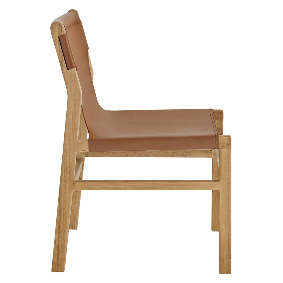 Sonora Leather Dining Side Chair by Modway | Dining Chairs | Modishstore - 3