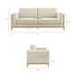 Roscoe 81 inch Fabric Sofa by Modway