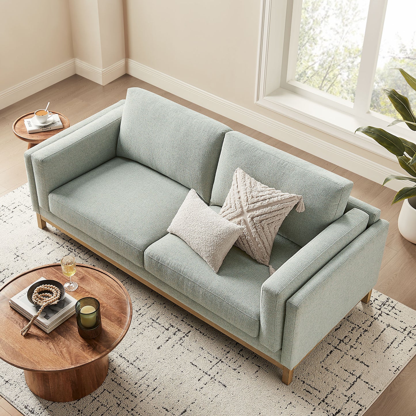 Roscoe 81 inch Fabric Sofa by Modway