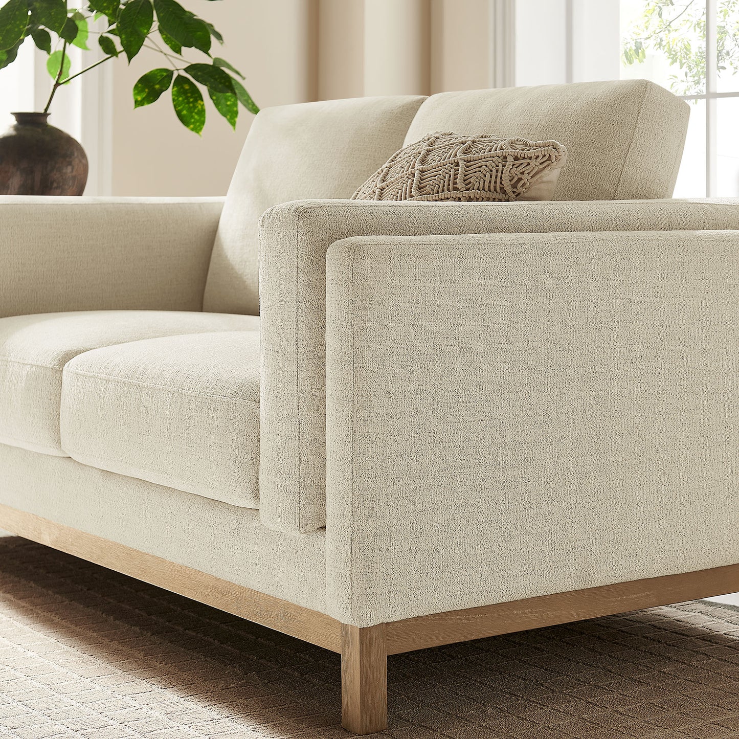 Roscoe 63 inch Fabric Loveseat by Modway