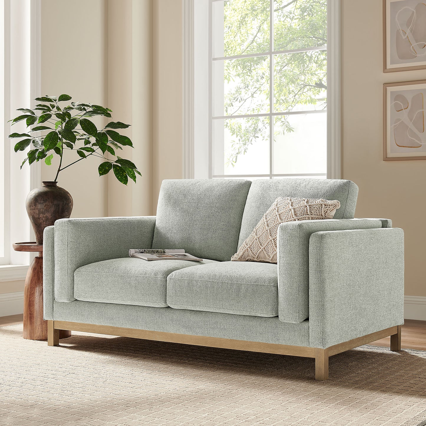 Roscoe 63 inch Fabric Loveseat by Modway