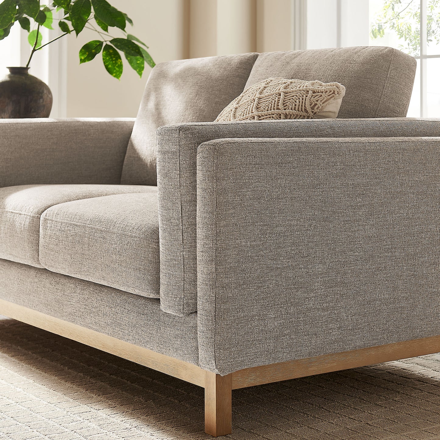 Roscoe 63 inch Fabric Loveseat by Modway