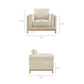 Roscoe Fabric Armchair by Modway