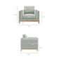Roscoe Fabric Armchair by Modway