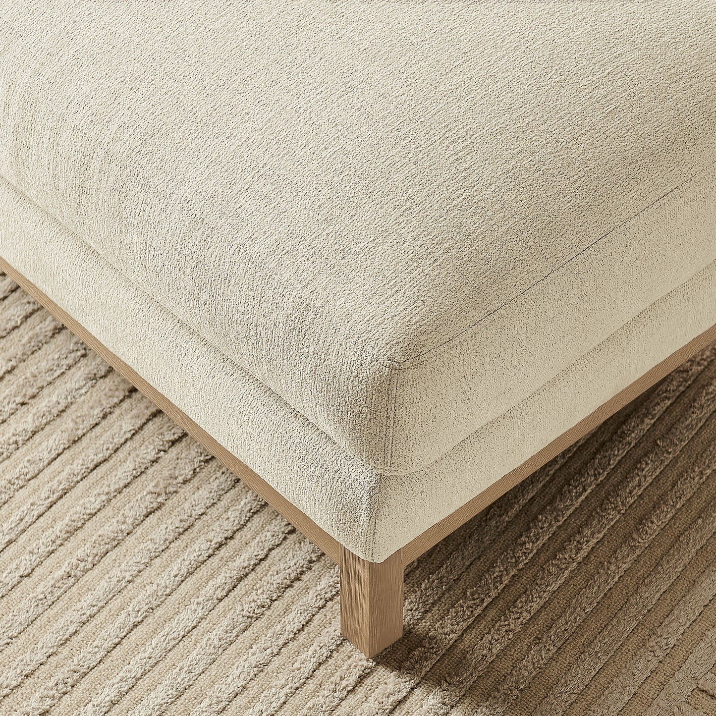 Roscoe Fabric Ottoman by Modway