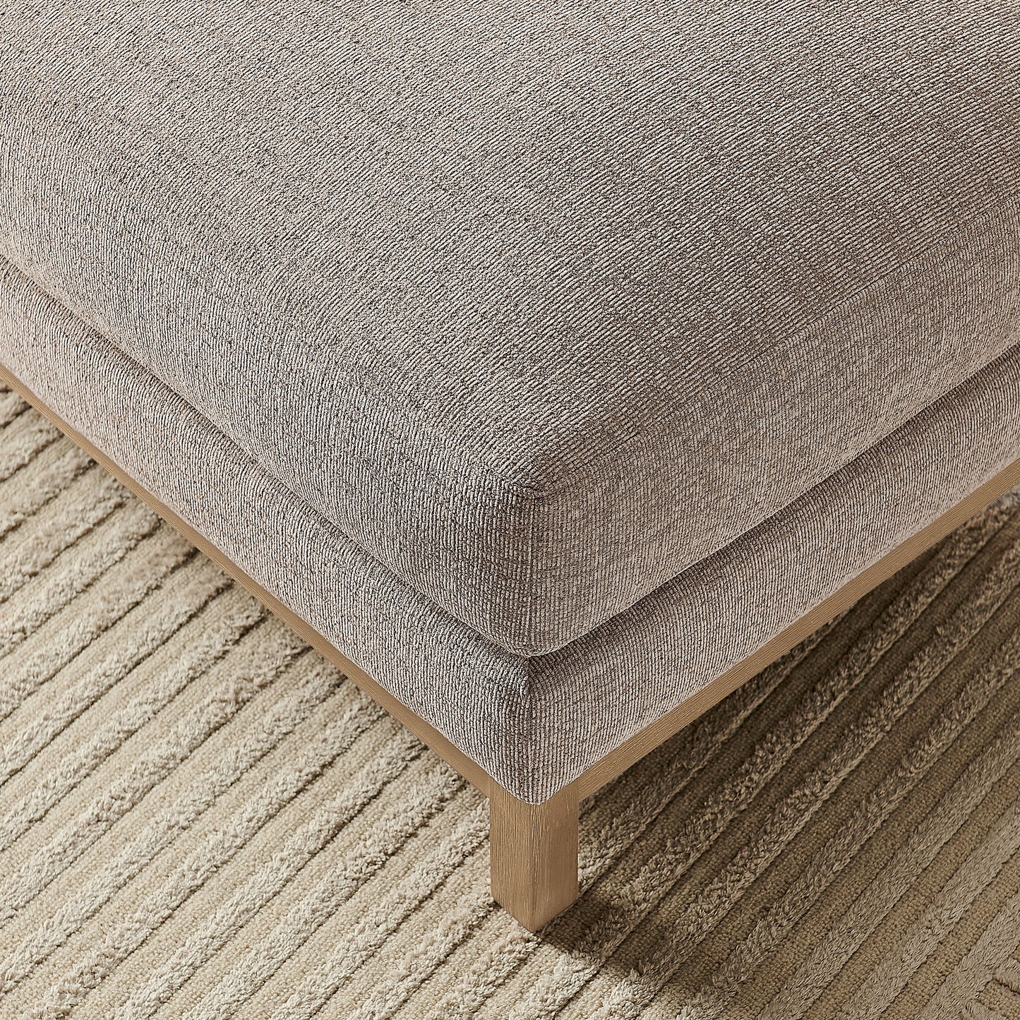 Roscoe Fabric Ottoman by Modway