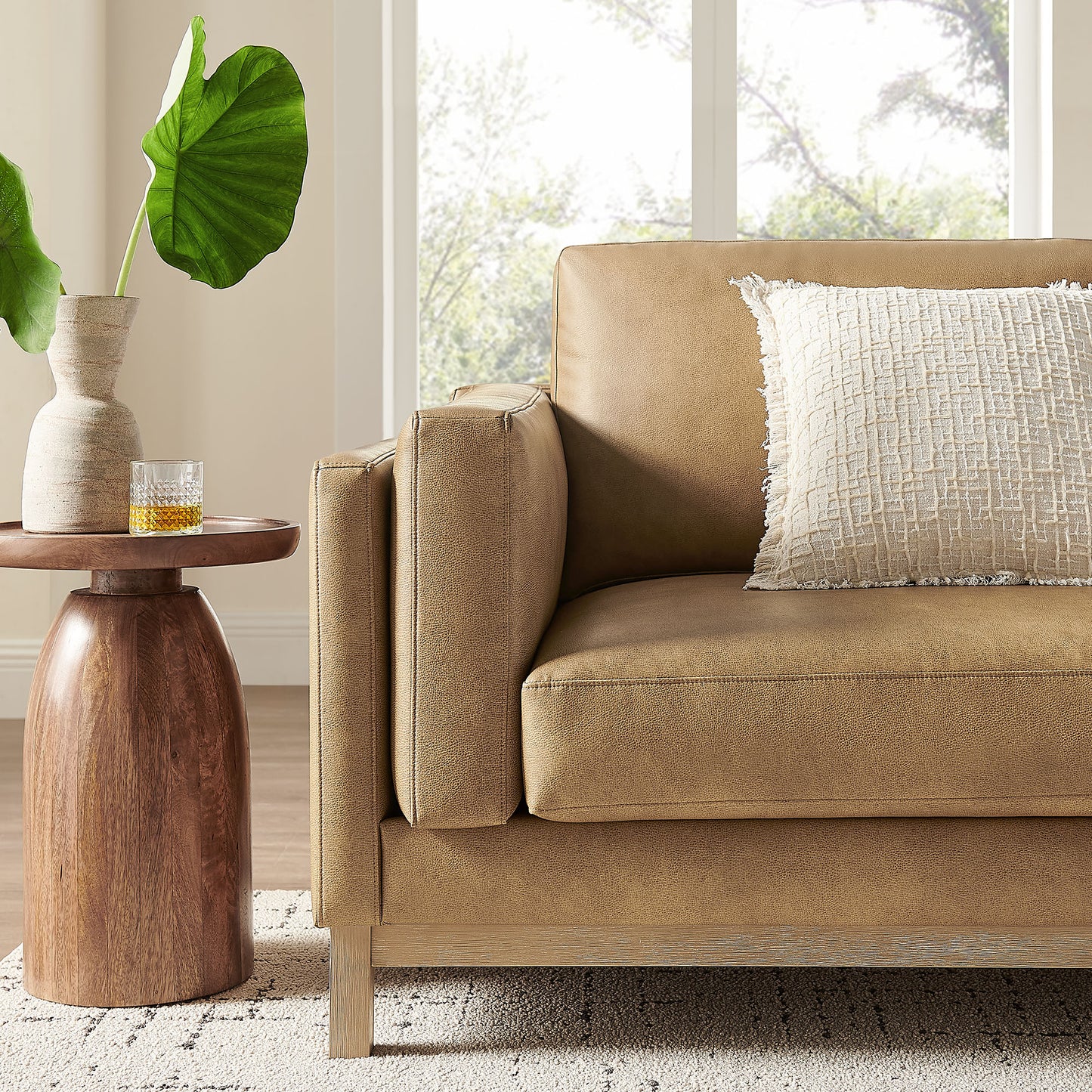 Roscoe 81 inch Vegan Leather Sofa by Modway