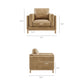 Roscoe Vegan Leather Armchair by Modway