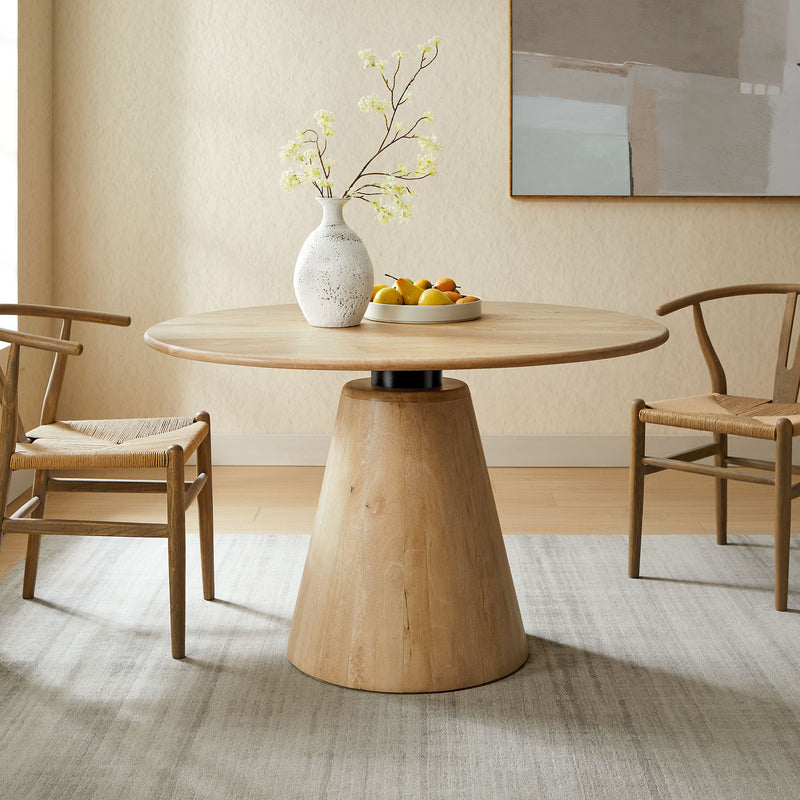 Sabelle 47" Round Wood Dining Table by Modway | Dining Tables | Modishstore - 1
