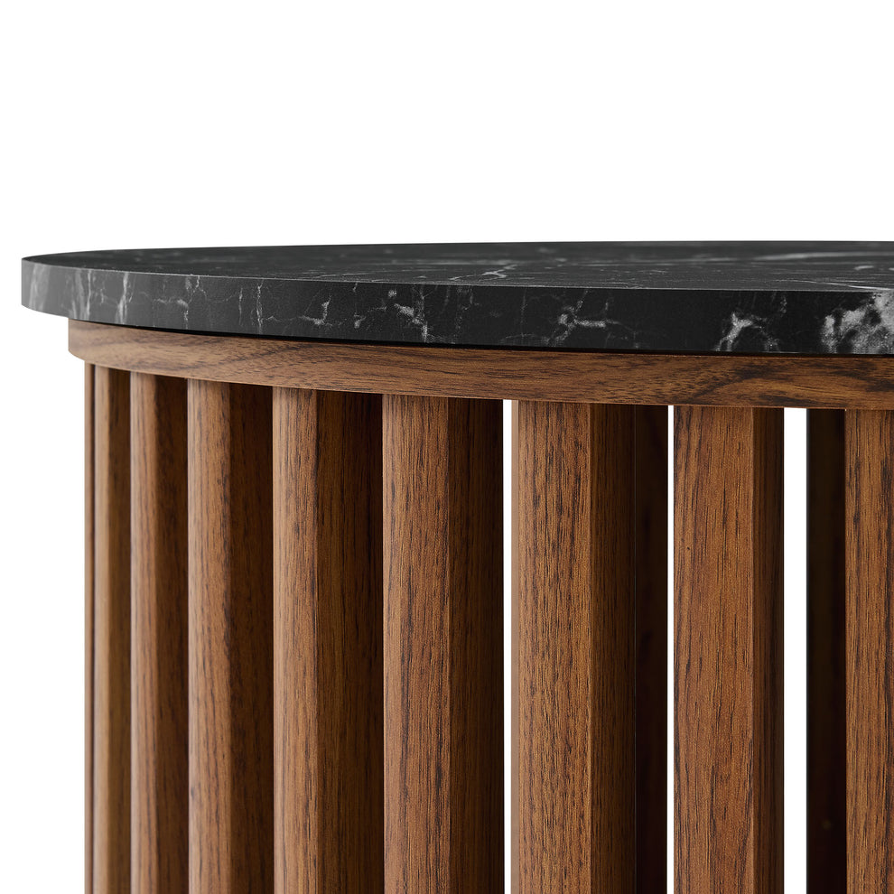 Fortitude Round Faux Marble Top Nesting Coffee Table Set by Modway | Coffee Tables | Modishstore - 10
