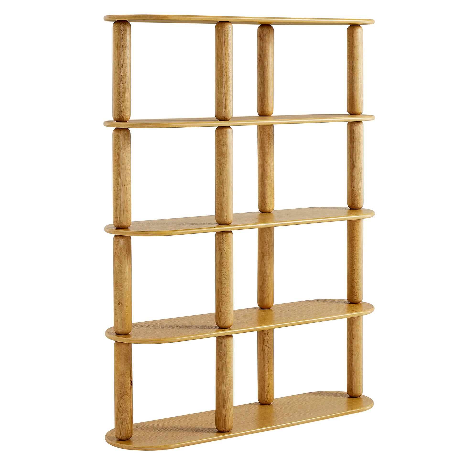 Arcus 4-Tier Oval Wood Bookshelf by Modway | Bookcases | Modishstore - 2