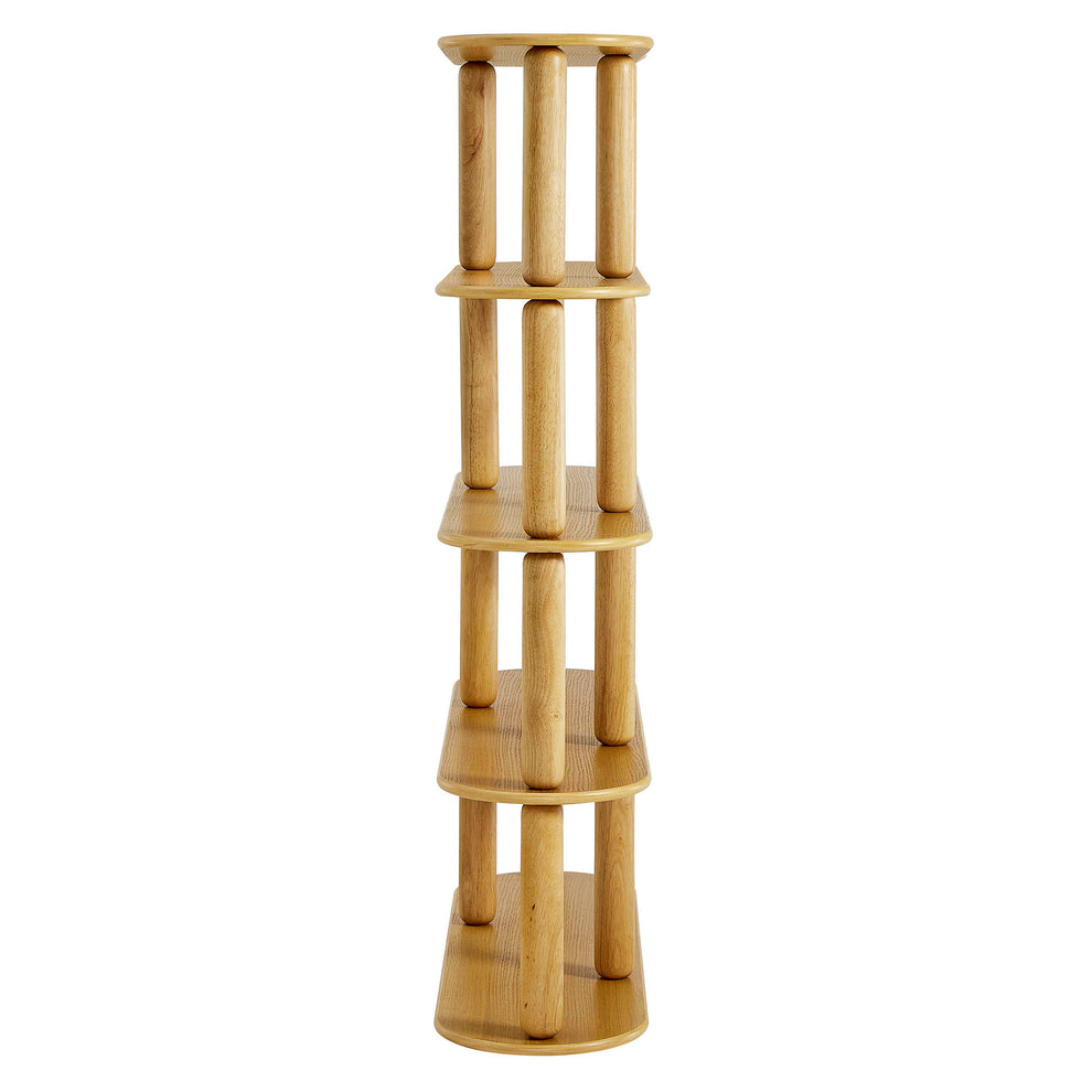 Arcus 4-Tier Oval Wood Bookshelf by Modway | Bookcases | Modishstore - 3