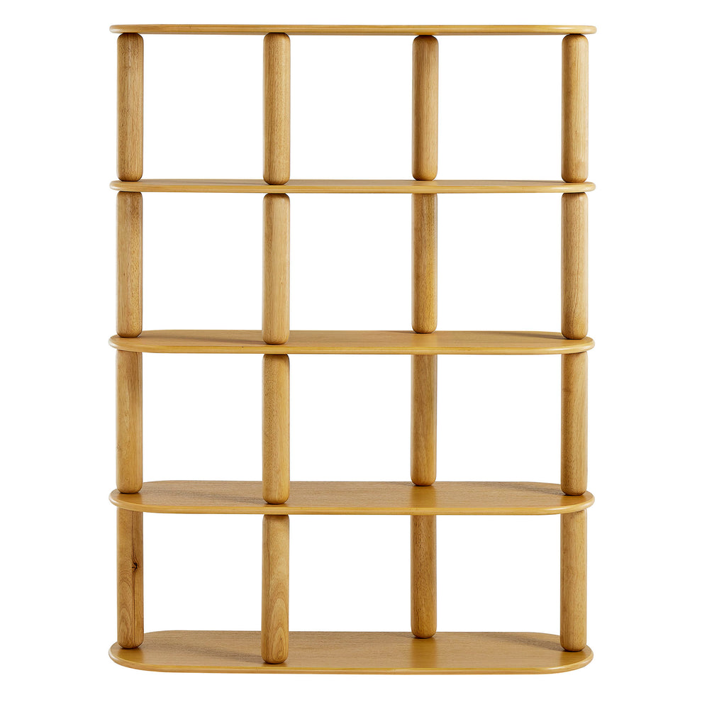 Arcus 4-Tier Oval Wood Bookshelf by Modway | Bookcases | Modishstore - 4
