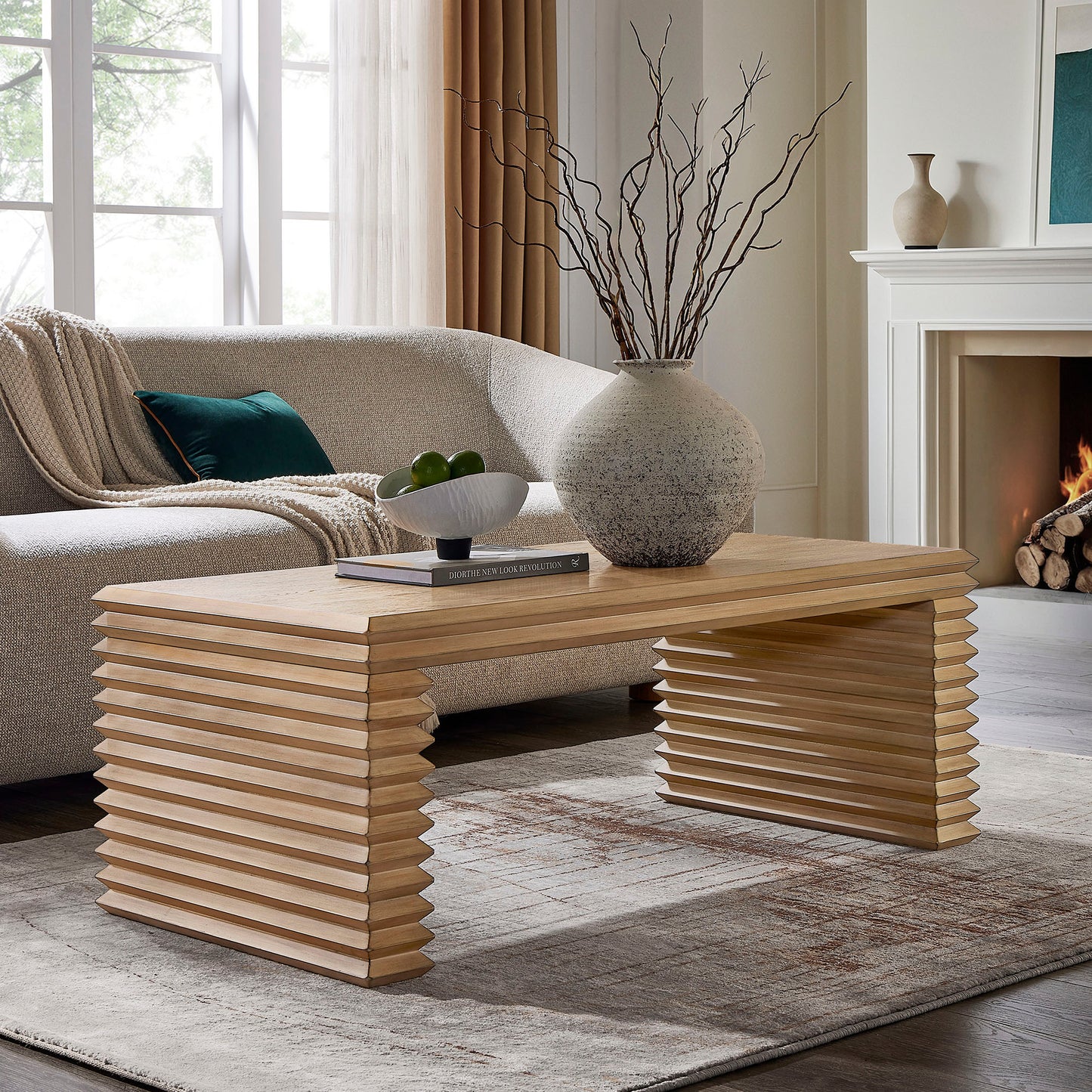 Canto Rectangular Stacked Design Coffee Table by Modway | Accent Tables | Modishstore - 1