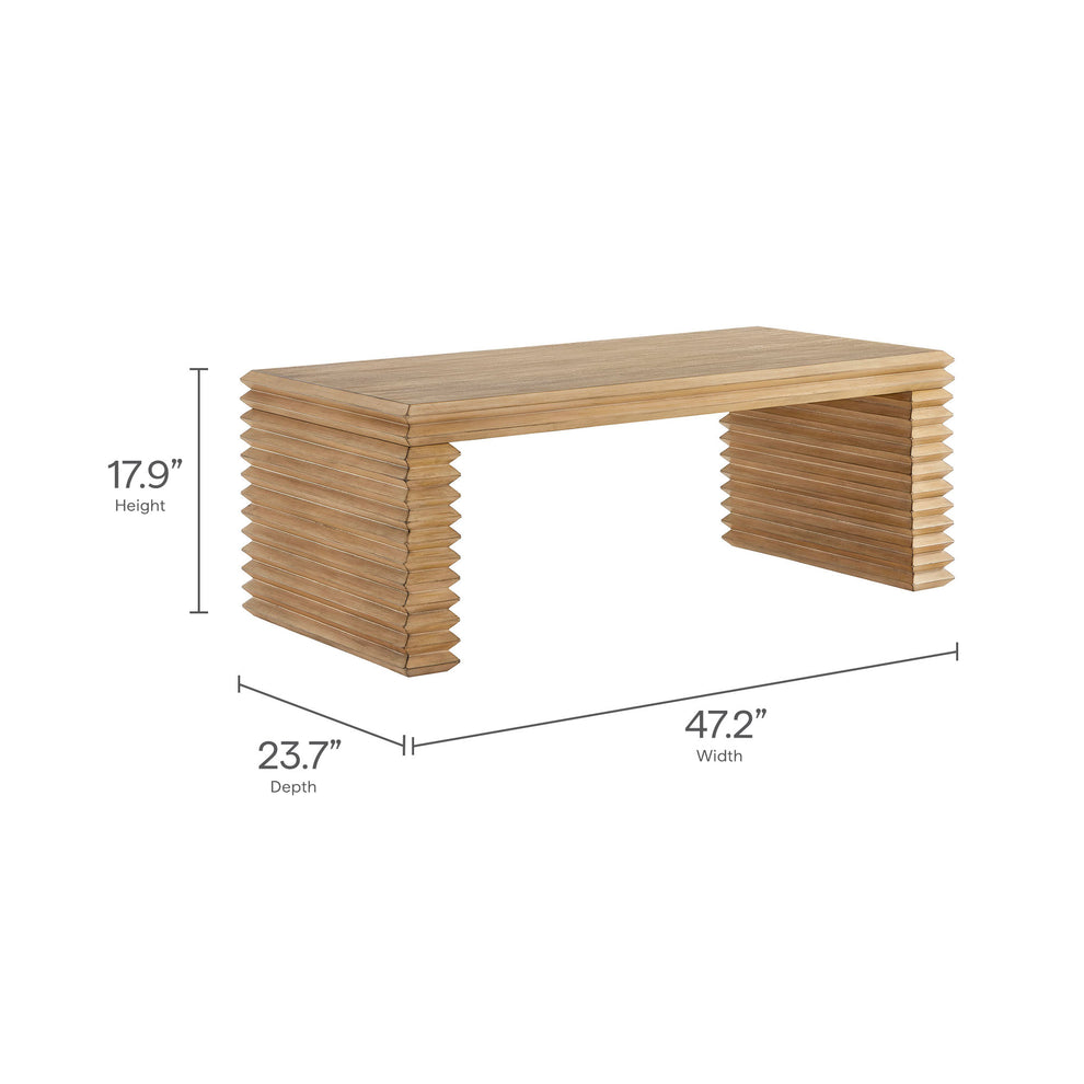 Canto Rectangular Stacked Design Coffee Table by Modway | Accent Tables | Modishstore - 8
