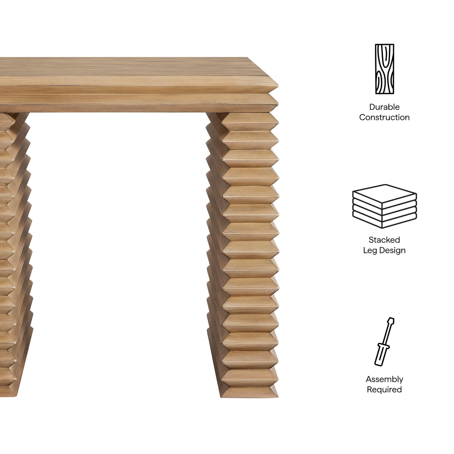 Canto Square 24" Stacked Design End Table by Modway | Accent Tables | Modishstore - 7